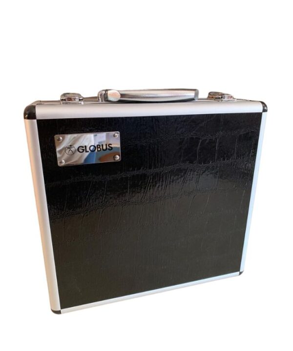 Maletin Globus Aluminio Negro