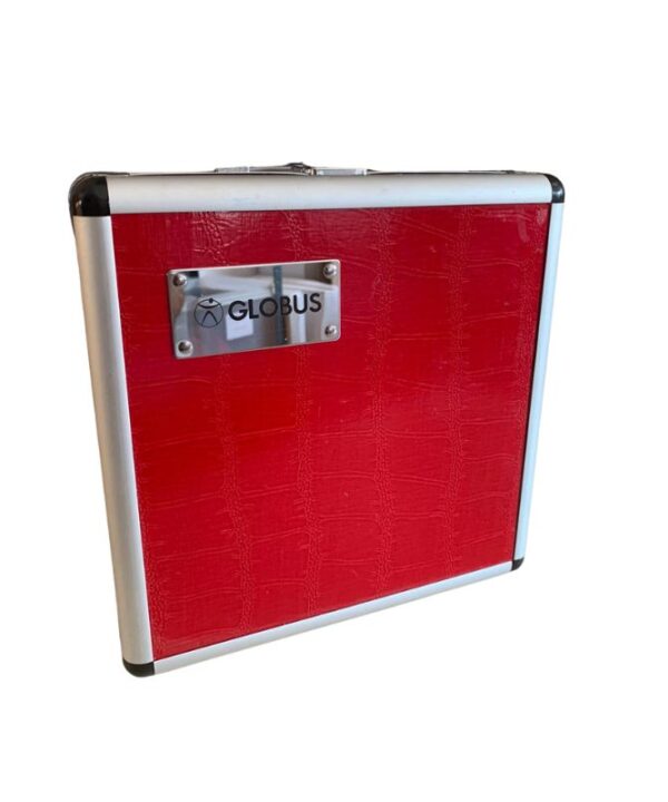 Maletin Globus Aluminio Rojo