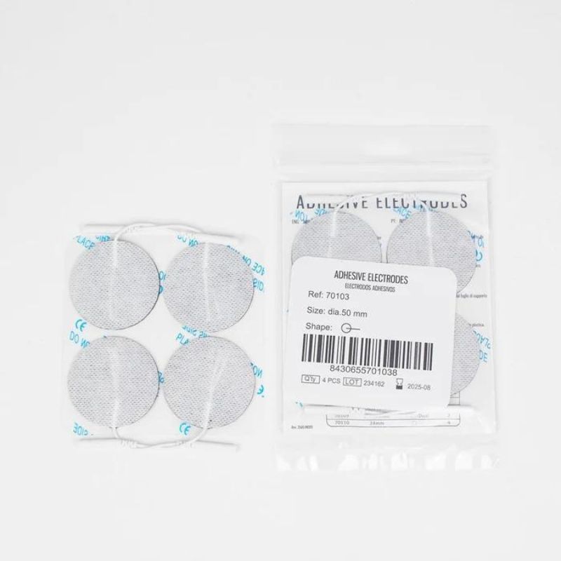 Electrodos Adhesivos Redondos 50x50mm