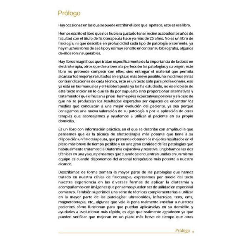 prologo libro de diatermia capacitiva y resistiva